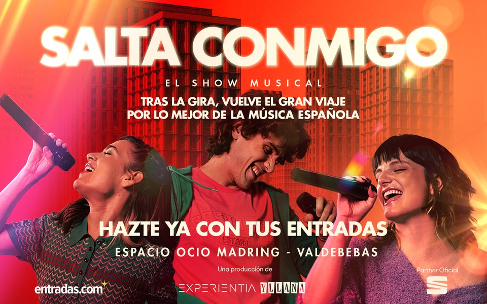 Salta Conmigo · cartel del show musical