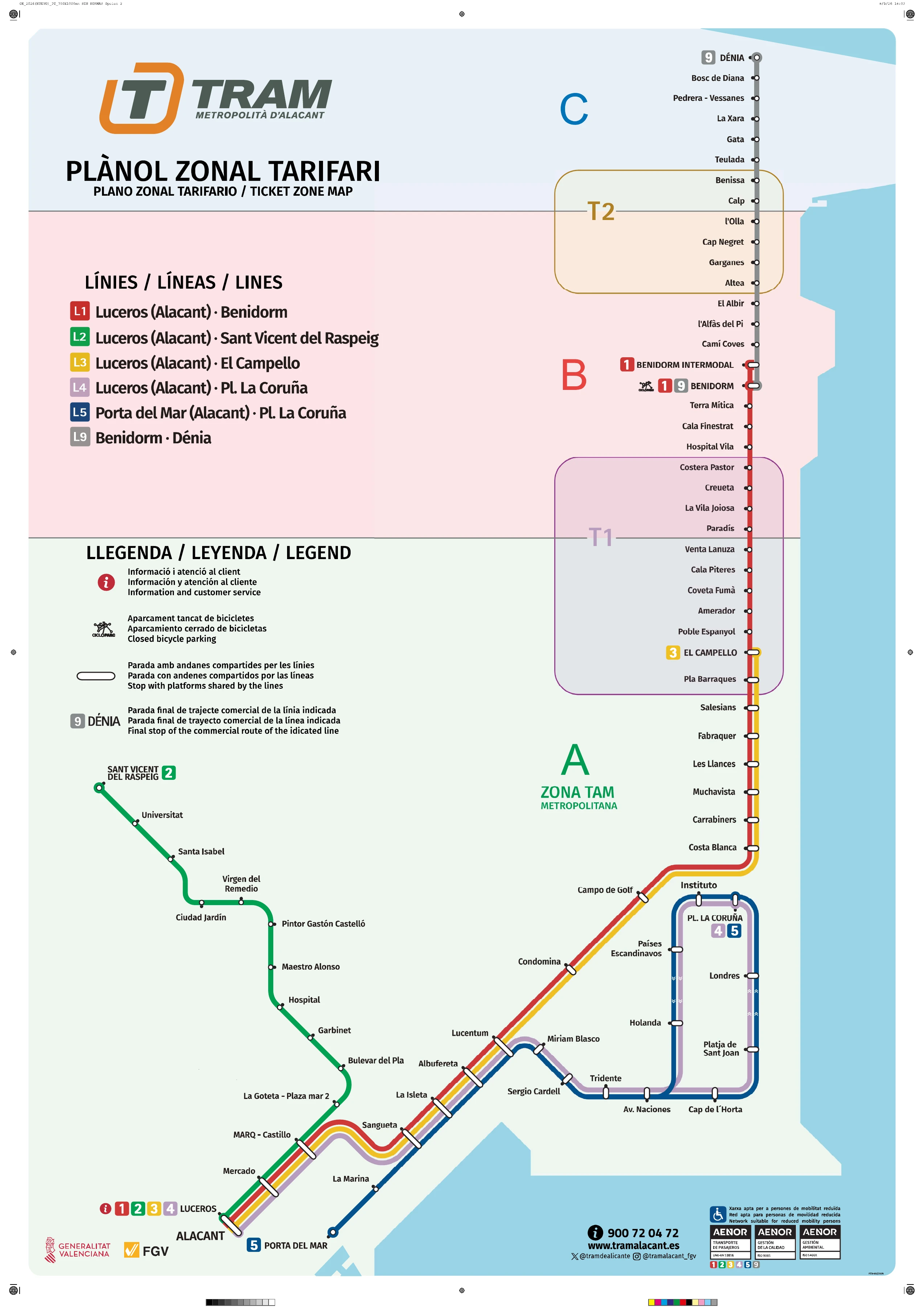 Alicante: planos y transporte